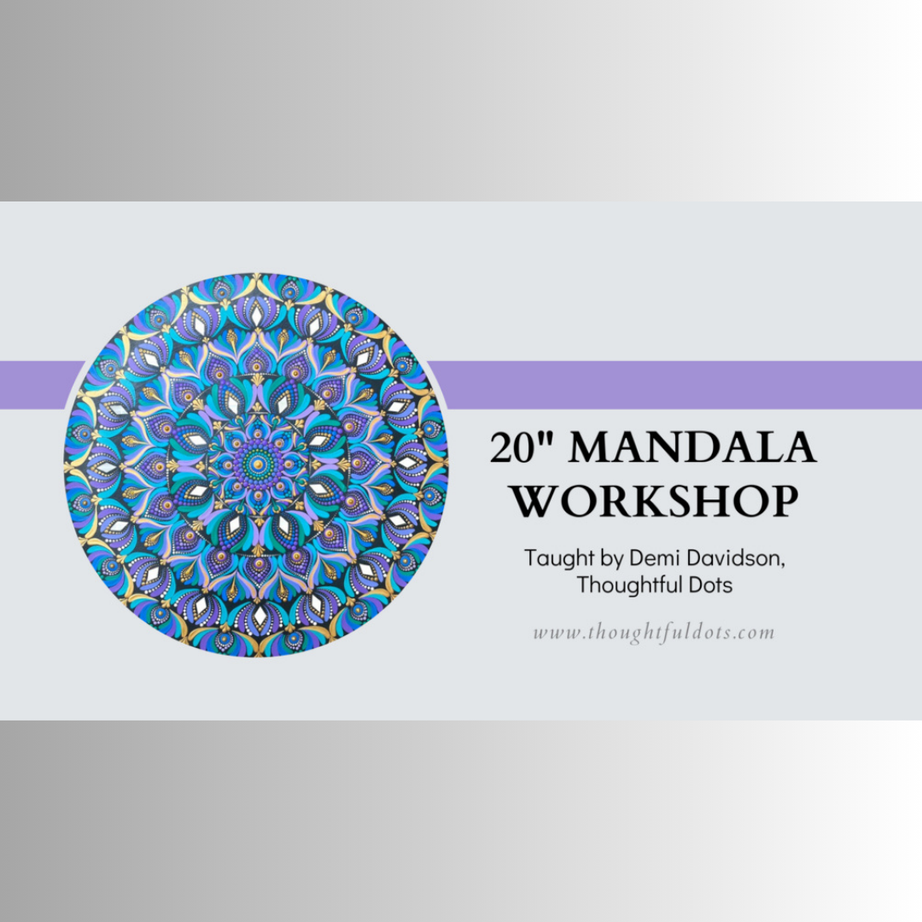 20" Large Mandala Masterclass #2