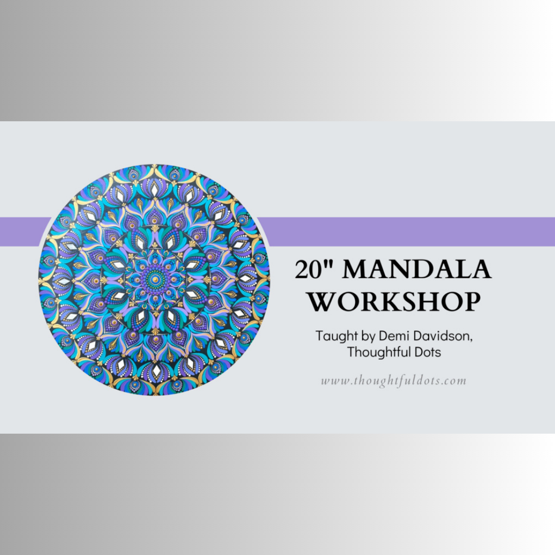 20" Large Mandala Masterclass #2