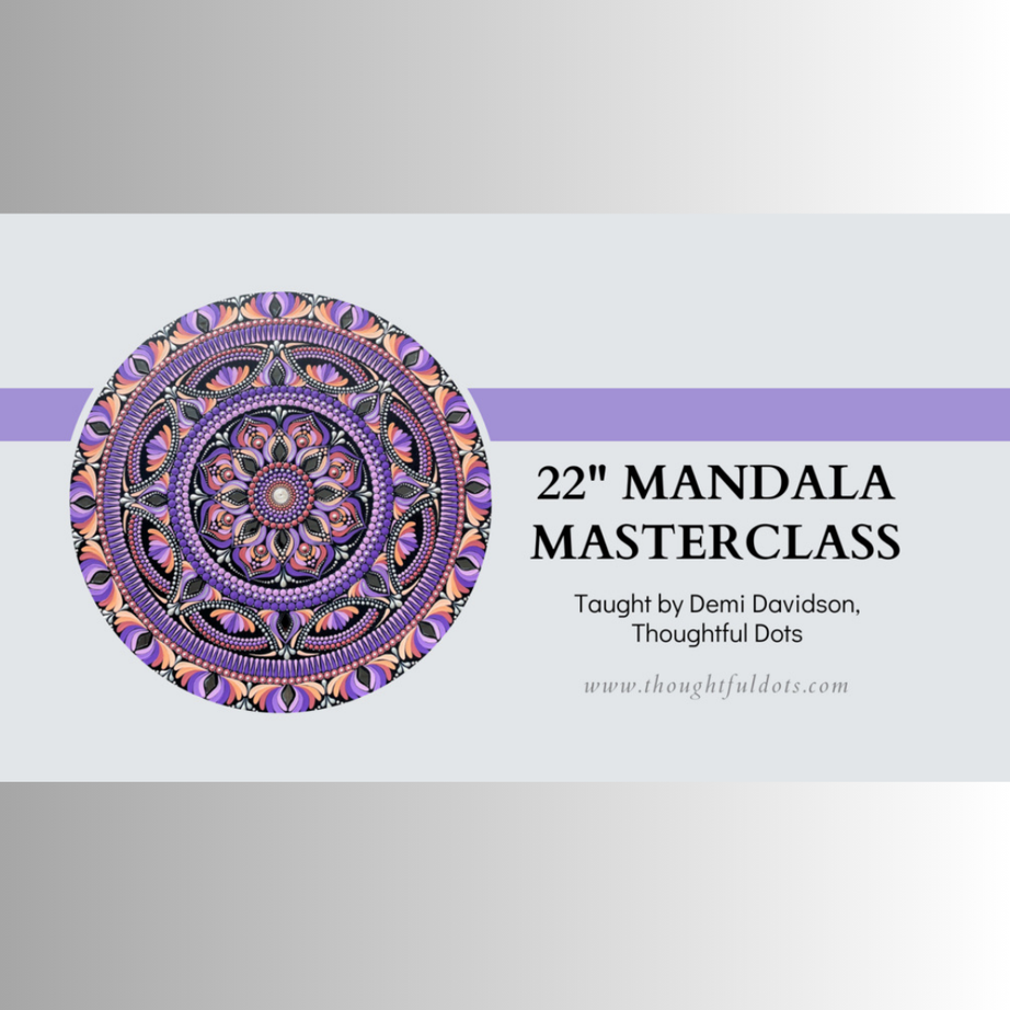 22" Large Mandala Masterclass #3