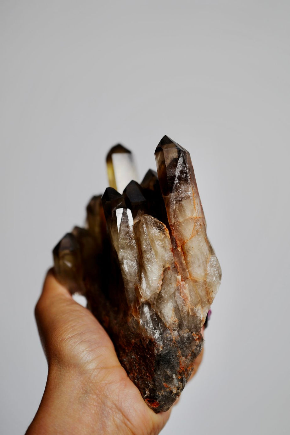 Medium Citrine Quartz Crystal Cluster