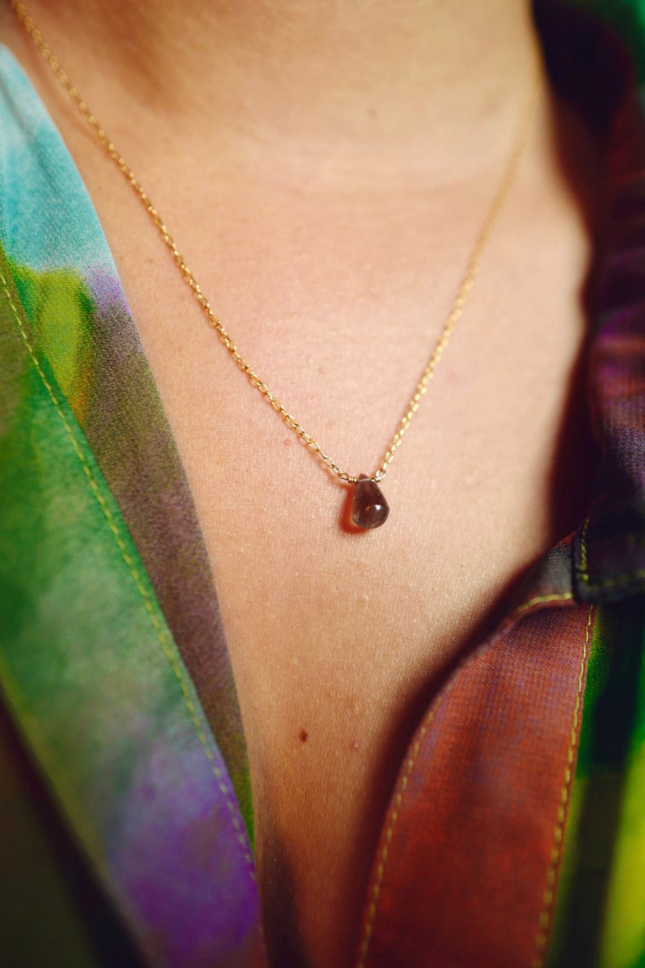 Opal Tear Drop Necklace